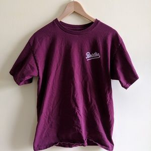 Brixton Scipt T - Maroon - Medium